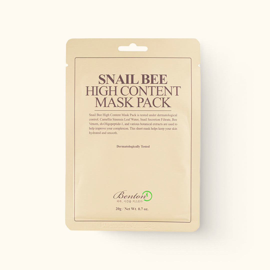 Snail Bee High Content Mask Pack (mascarilla baba de caracol)
